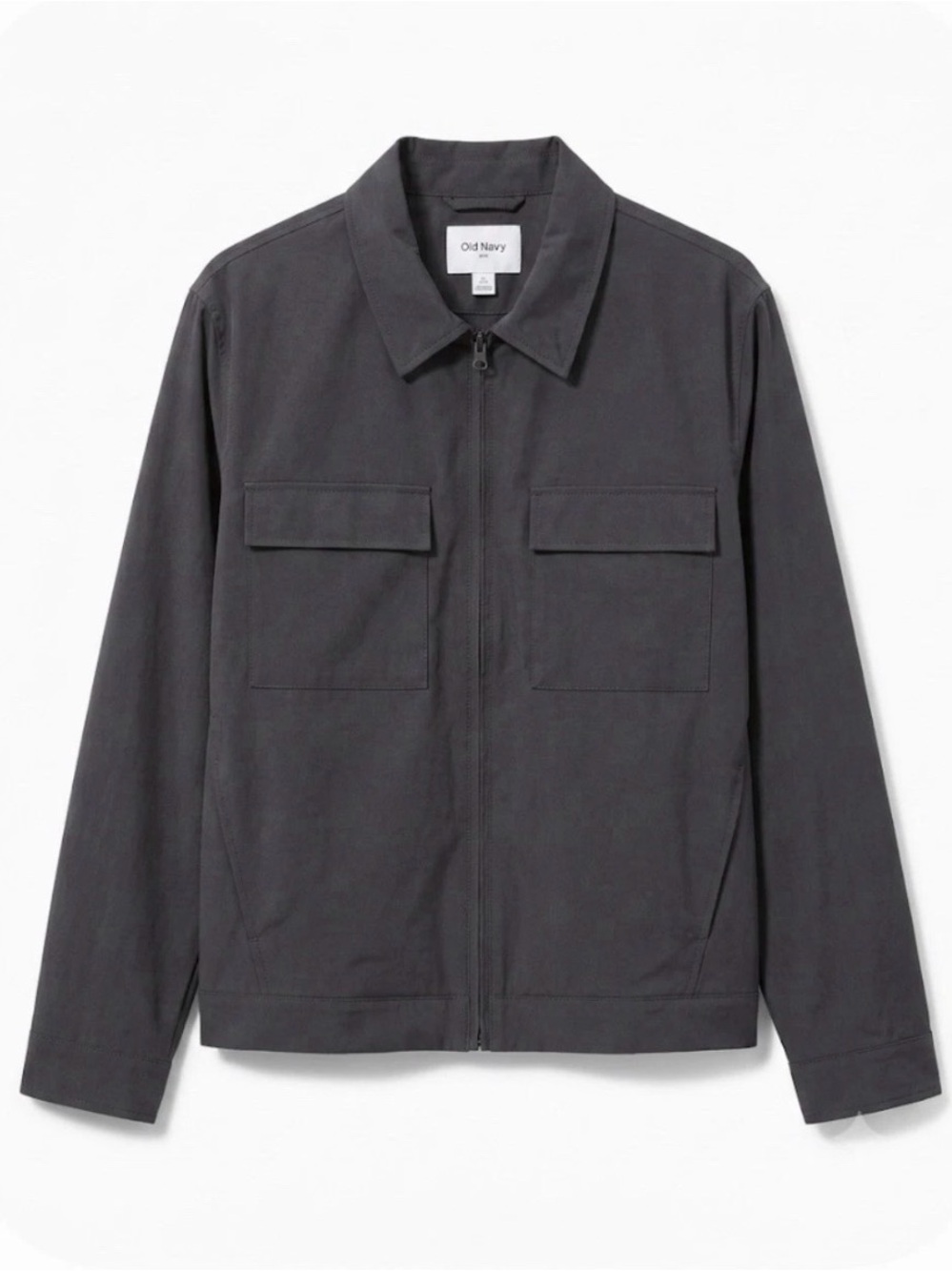 GOODFELLOW & CO Utility Jacket, Men’s Large, Dark Gray